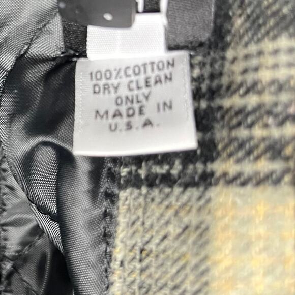 Gifts of Fortune Tomahawk Quilted Plaid Flannel Jacket Long Sleeve Button Up L - Picture 16 of 16